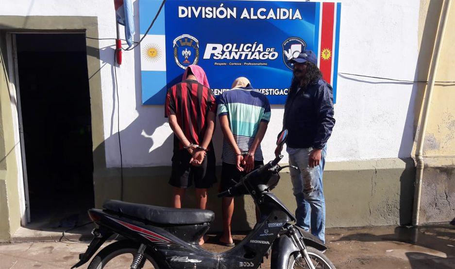 Ambos fueron detenidos en el barrio Sarmiento