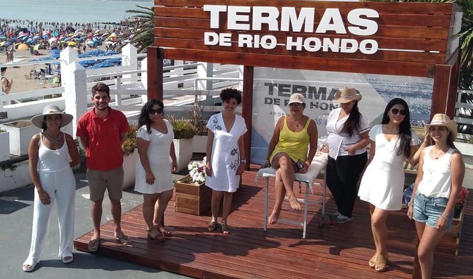 Las Termas de Riacuteo Hondo se promociona en la Costa Atlaacutentica