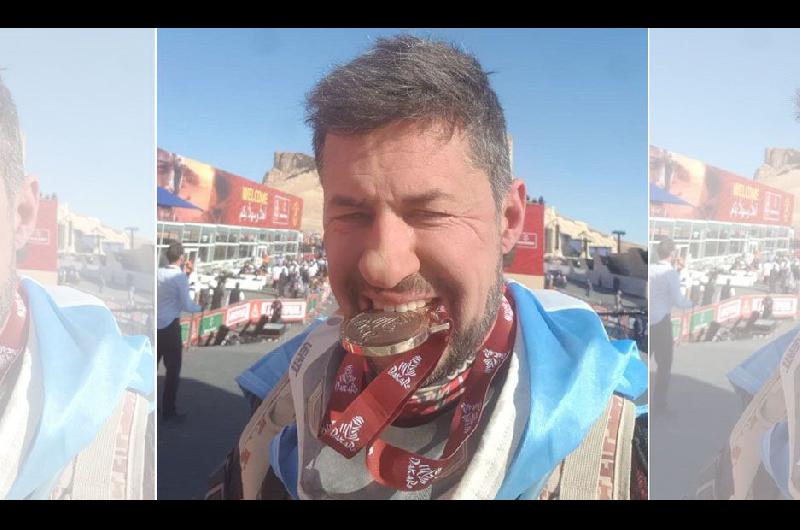 El santiagueño se subió al podio del Dakar 2020