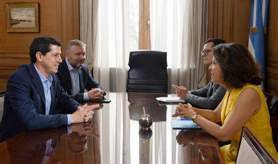 La reunión con la funcionaria de Francia se desarrolló esta mañana en Capital Federal