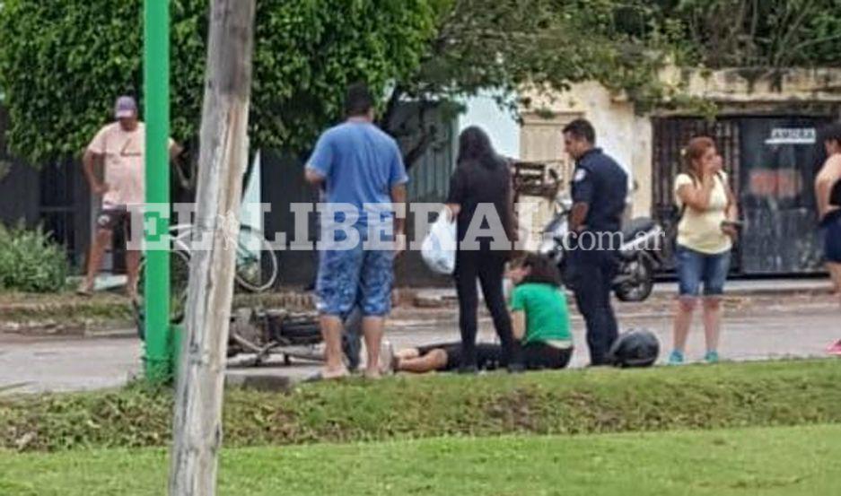 El violento choque ocurrió en la avenida Gottau este mediodía