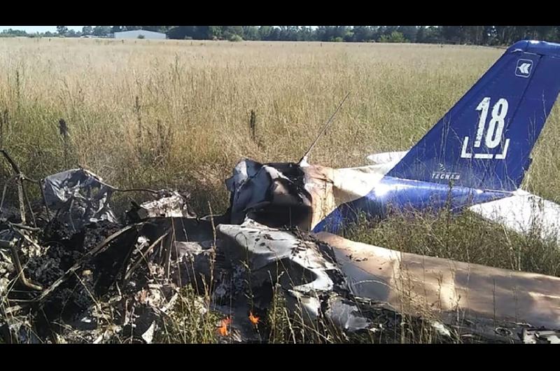 La caída de la avioneta ocasionó el deceso de las dos personas que iban a bordo