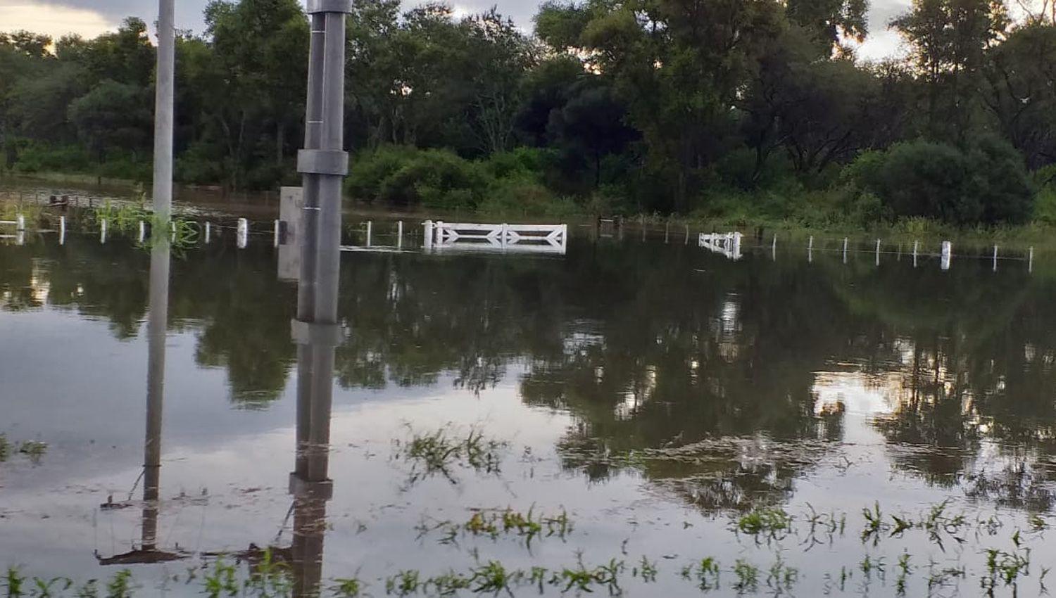 Otumpa bajo el agua- llovieron unos 290 miliacutemetros