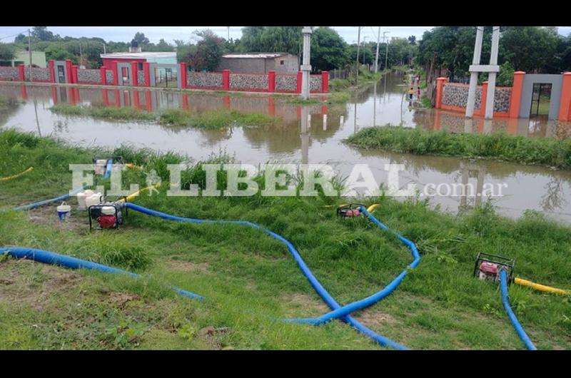 El agua causó anegamientos en domicilios situados a la altura de la Nueva Costanera Sur