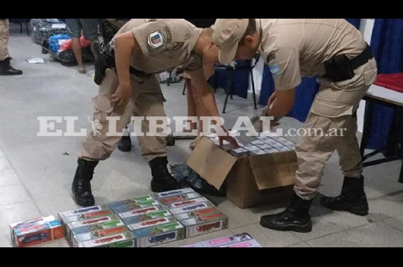 La mercadería incautada fue puesta a disposición del Juzgado Federal de Santiago del Estero