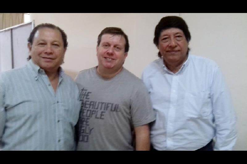 Walter Lescano Luis Sisalli y Dante Ju�rez integrantes de Los Alfiles