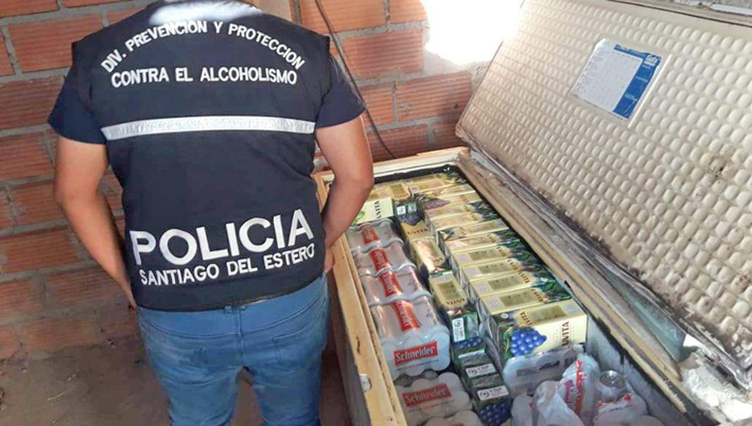 Mercadería lista para su comercialización fue incautada
por los efectivos ante la falta de permisos