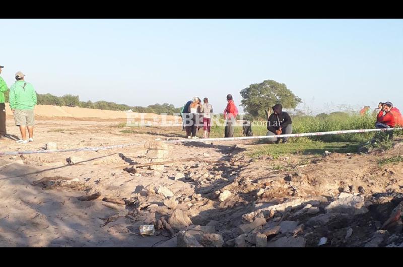 Hallaron el cuerpo del pescador que se ahogoacute ayer en el riacuteo Dulce