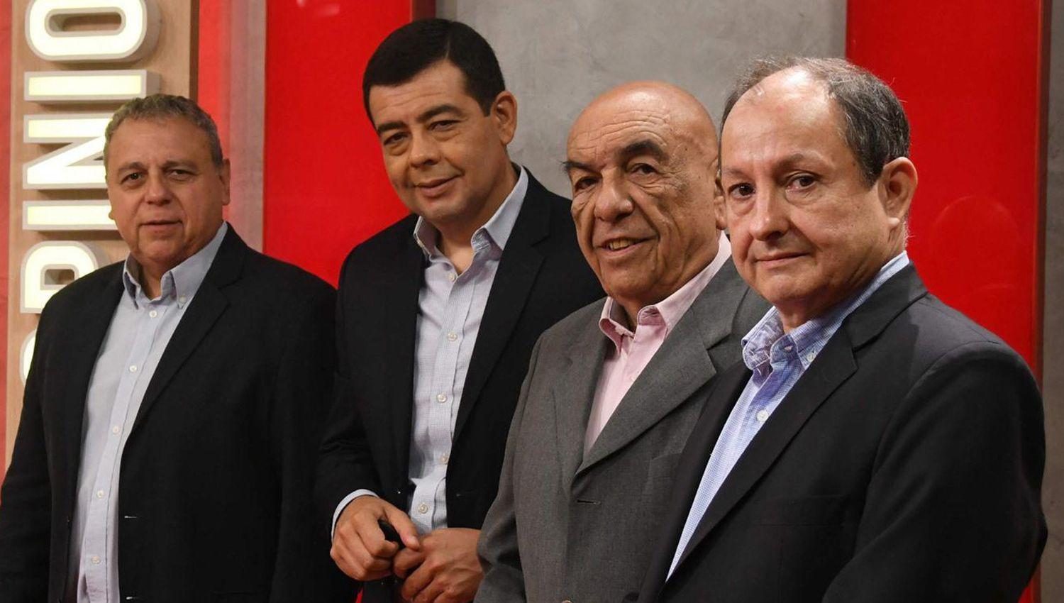 Roberto Ayala Carlos Gómez Rogelio Llapur y Rafael Fano
