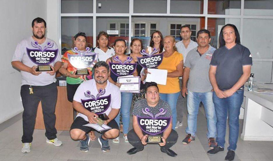 Los delegados de las comparsas recibieron los premios entregados por el municipio termense