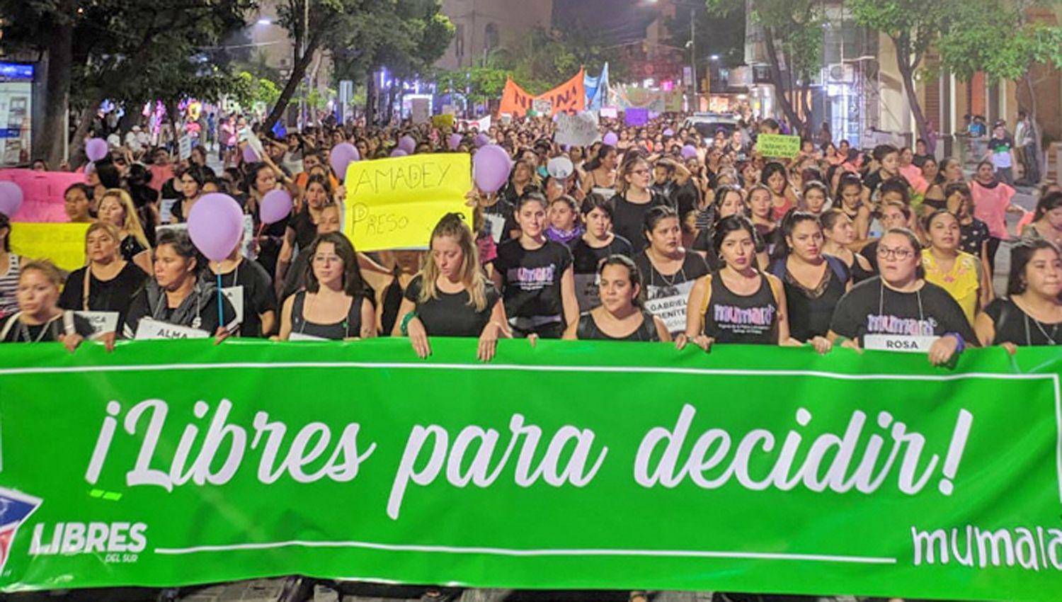 COMPROMISO Militantes de distintos espacios se sumaron a la movida
