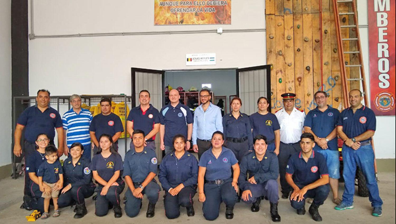 Bomberos Voluntarios de Las Termas inauguroacute un nuevo cambiador