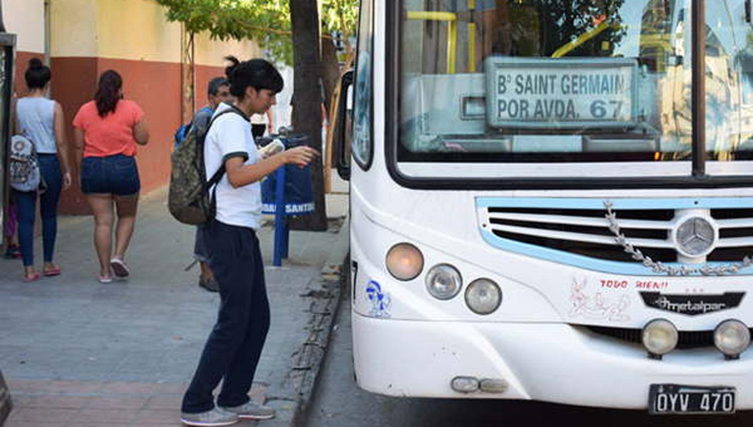 Sancionaron el boleto estudiantil electroacutenico gratuito