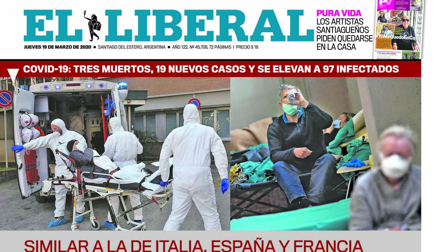 EL LIBERAL circularaacute con normalidad durante toda la cuarentena general