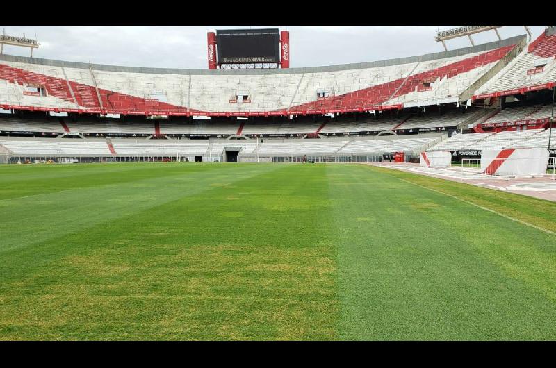 River utiliza un sistema tecnoloacutegico novedoso para cuidar el campo de juego del Monumental