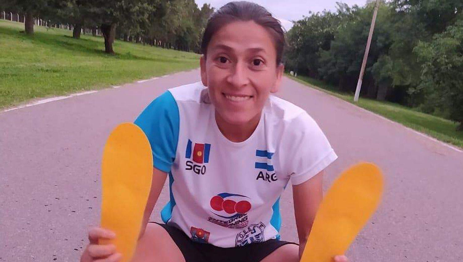 ORGULLO La atleta Lucía Moyano es una digna representante del deporte santiagueño y en especial de Las Termas
