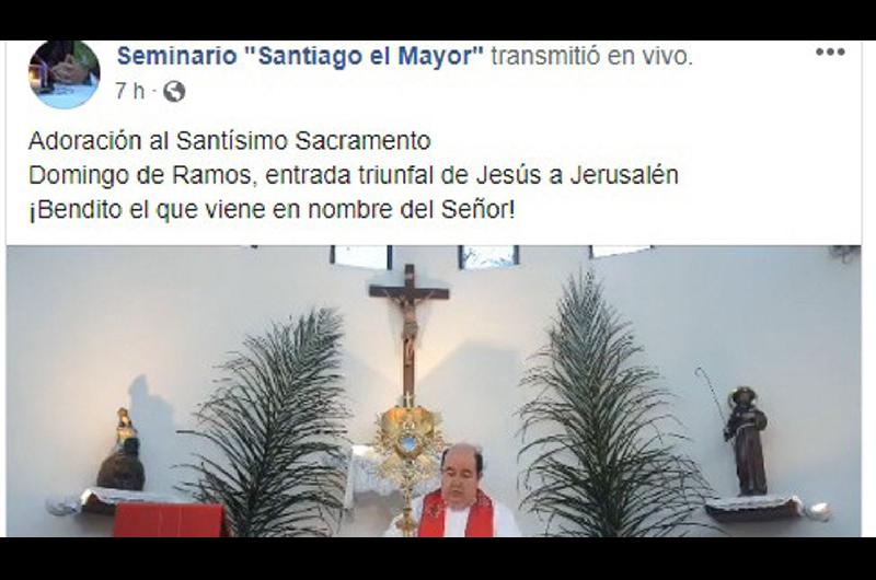 Por Facebook se llegoacute a todos los hogares desde el Seminario Mayor