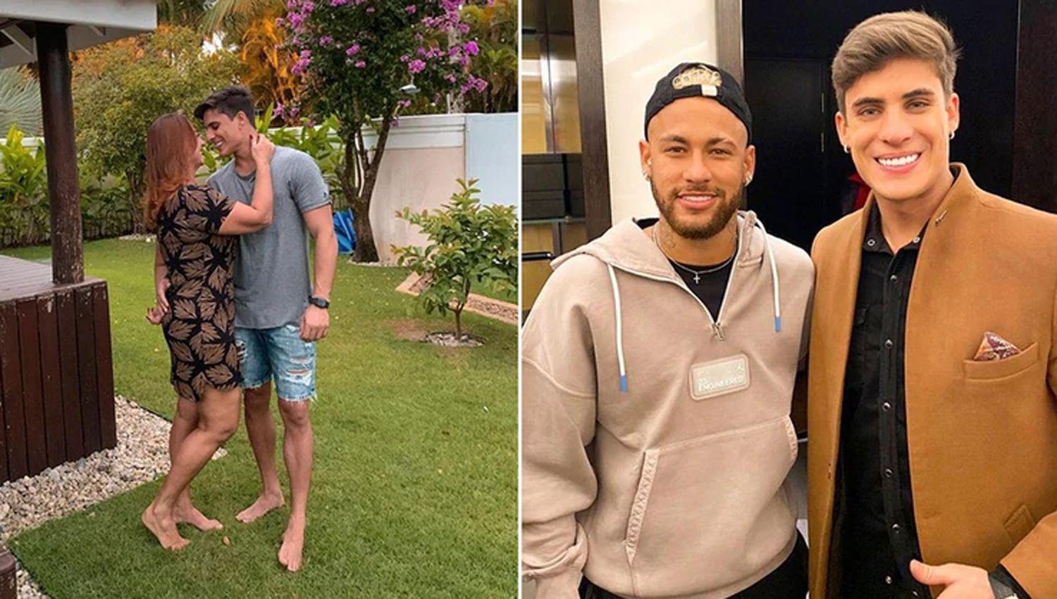 La madre de Neymar presentoacute a su novio 31 antildeos menor y el futbolista la felicitoacute en las redes