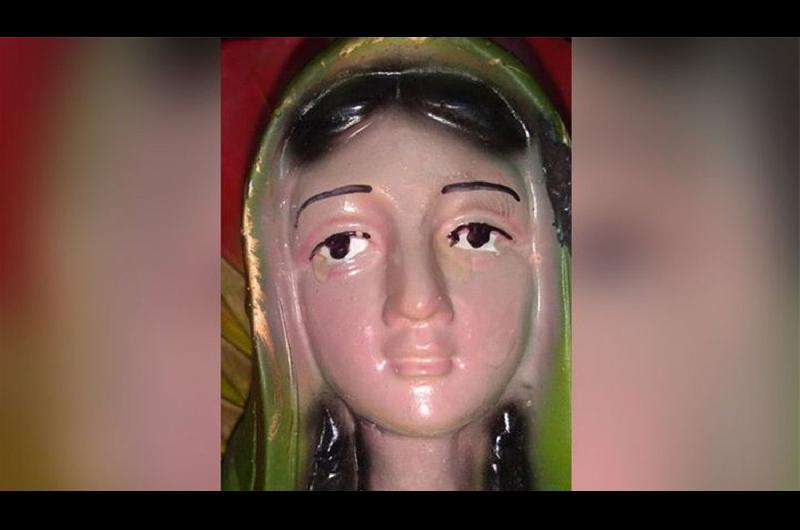 En Salta aseguran que vieron llorar a la Virgen de Guadalupe