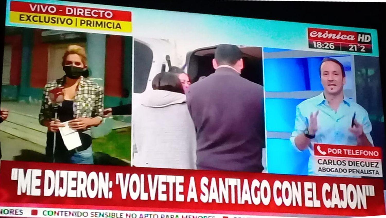 Llevaron un cuerpo de Santiago a Buenos Aires y no pudieron darle sepultura