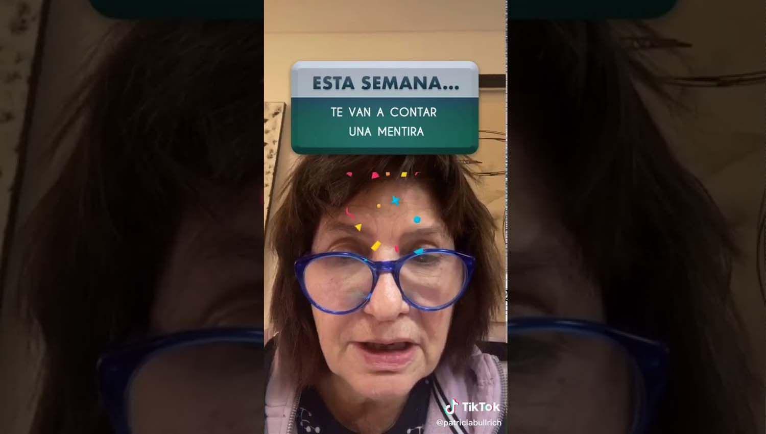 Furor por los videos de Patricia Bullrich en Tik Tok