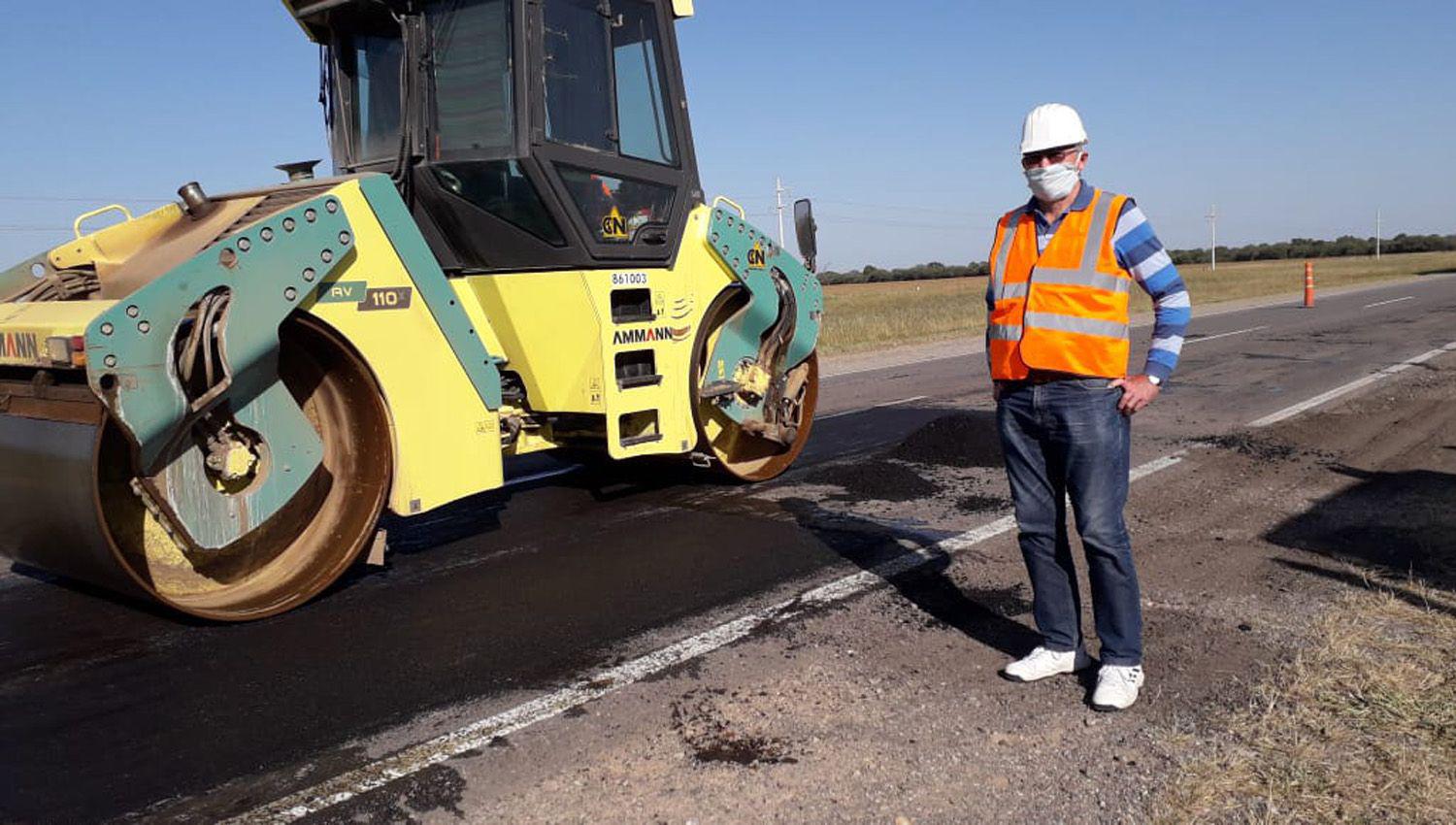 El jefe del 16 distrito de Vialidad Nacional realizoacute una recorrida teacutecnica de la ruta Nacional 34