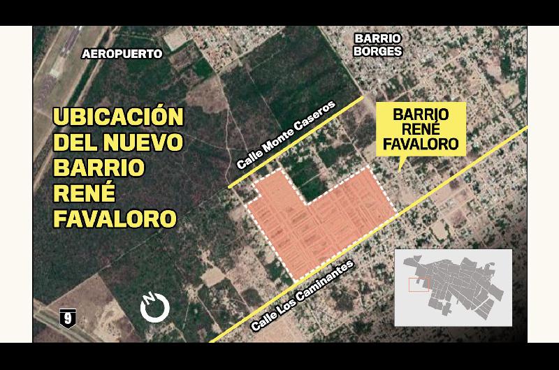 El barrio Reneacute Favaloro tiene auacuten 725 viviendas en plena construccioacuten y que seraacuten sorteadas