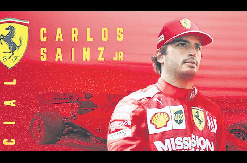 Confirmaron a Carlos Sainz Jr en la escuderiacutea Ferrari