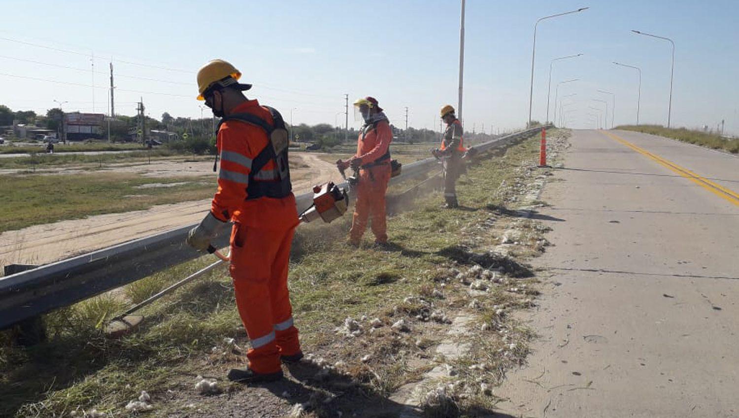 Vialidad Nacional trabaja en la Ruta 9 y Circunvalacioacuten