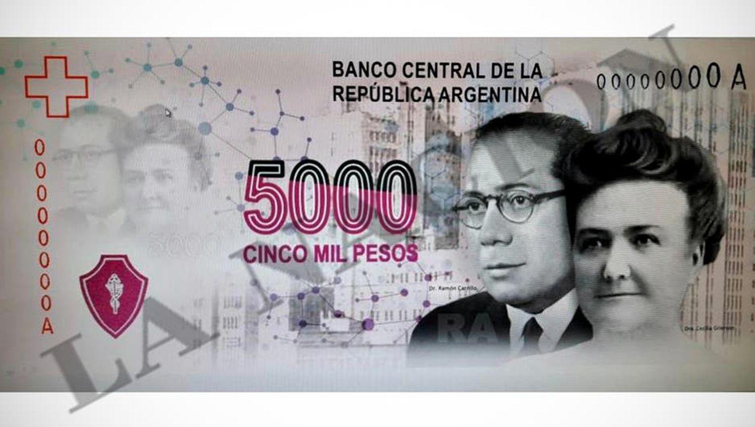 Pese a la negativa del presidente el billete de 5000 tiene disentildeo y hay fecha de entrega