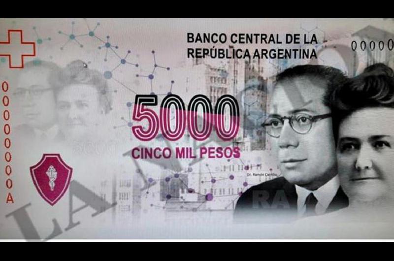 El billete de 5000 llevariacutea la imagen de Ramoacuten Carrillo