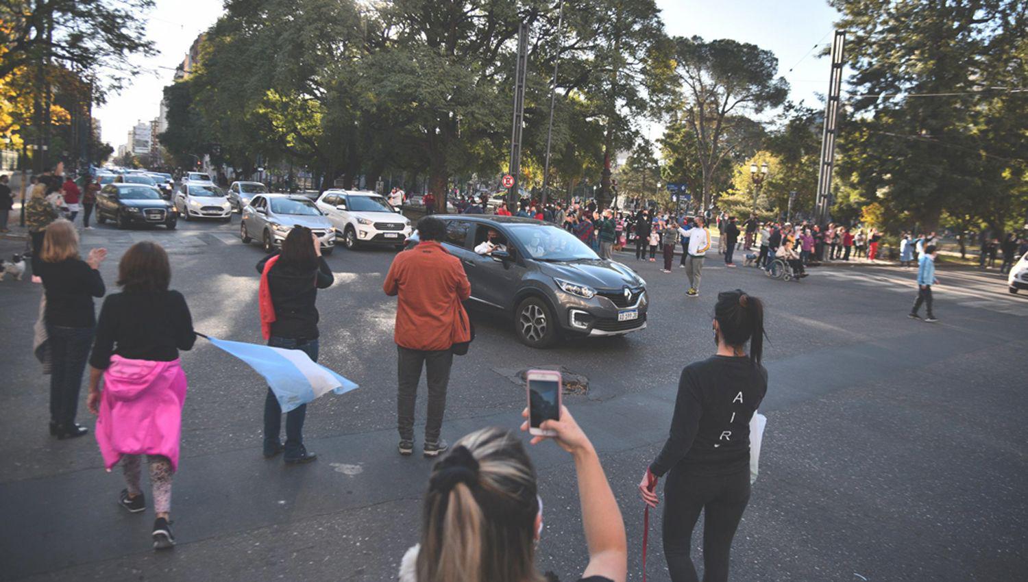 MANIFESTACIÓN Los médicos de Córdoba fueron los m�s ruidosos