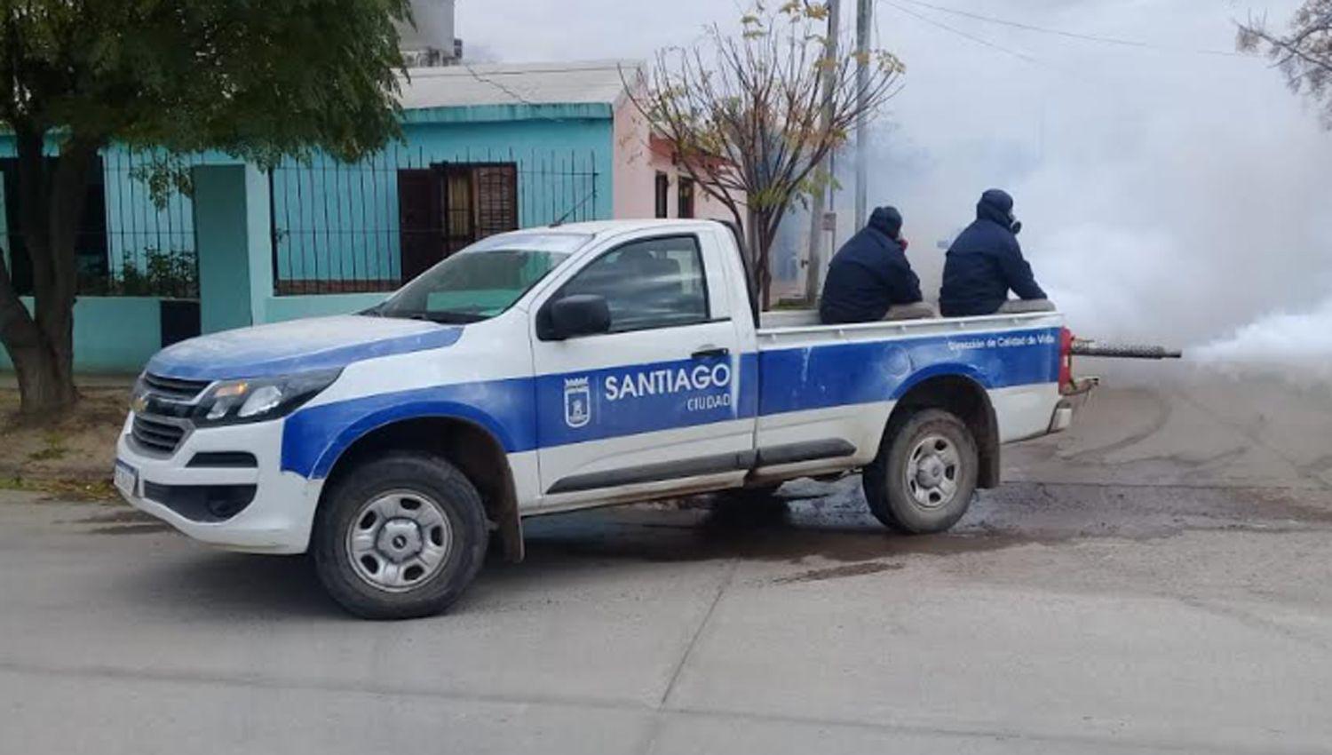 El municipio capitalino intensificoacute la fumigacioacuten y sensibilizacioacuten en el barrio Los Flores