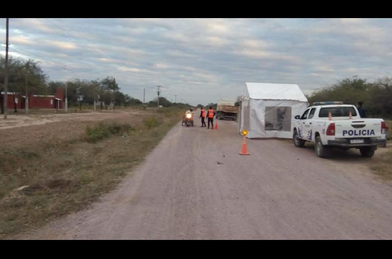 Montan casilla de control policial en Villa Figueroa