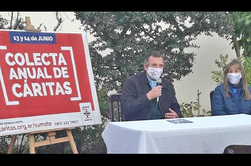 PRESENTACIÓN El lanzamiento oficial de la campaña la realizó el obispo de Goya monseñor Adolfo Canecín
