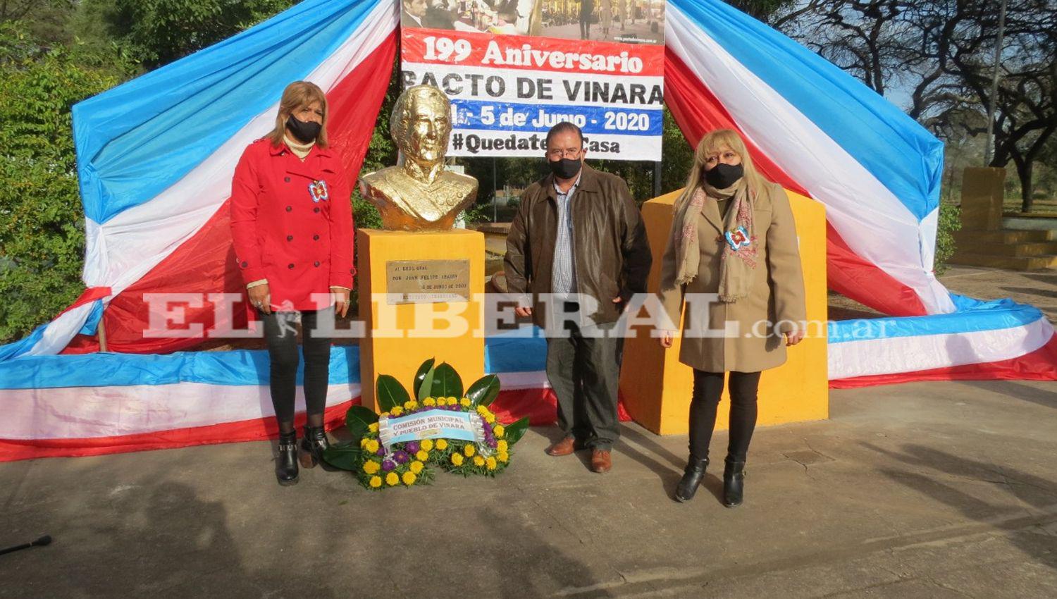 Vinaraacute conmemoroacute el 199 aniversario del Tratado de Paz entre Santiago del Estero y Tucumaacuten