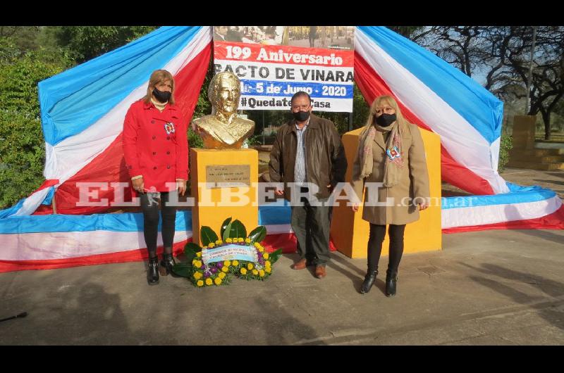 Vinaraacute conmemoroacute el 199 aniversario del Tratado de Paz entre Santiago del Estero y Tucumaacuten