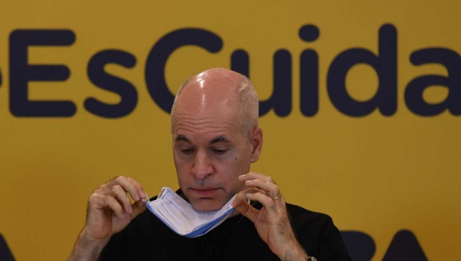 El hisopado de Rodriacuteguez Larreta dio negativo