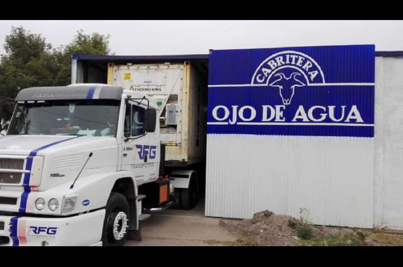 Nuevo embarque de exportacioacuten de la cabritera de Ojo de Agua