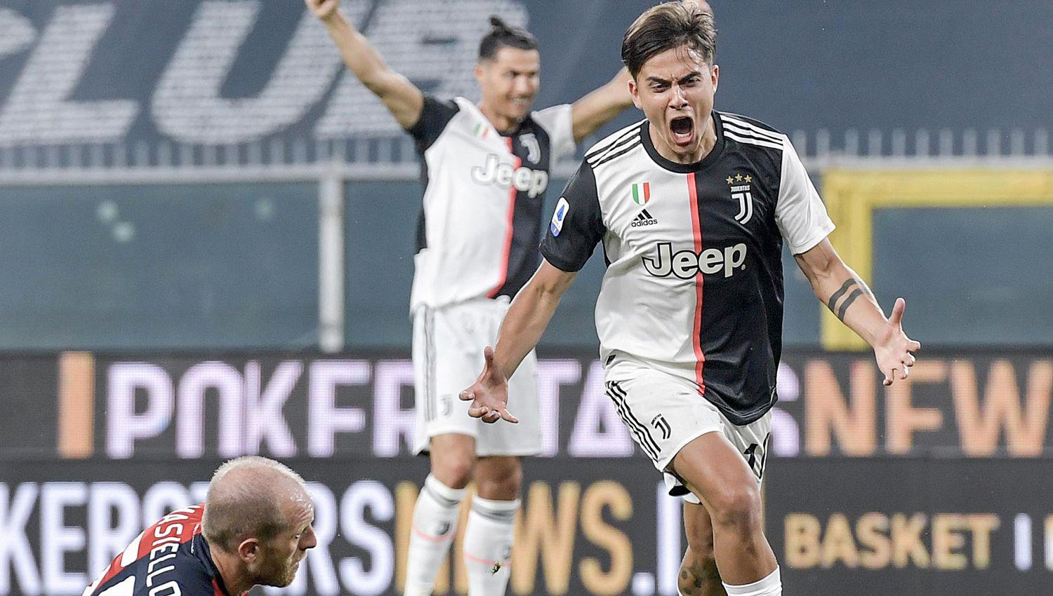 Paulo Dybala le  marcoacute el camino de triunfo a la Juventus