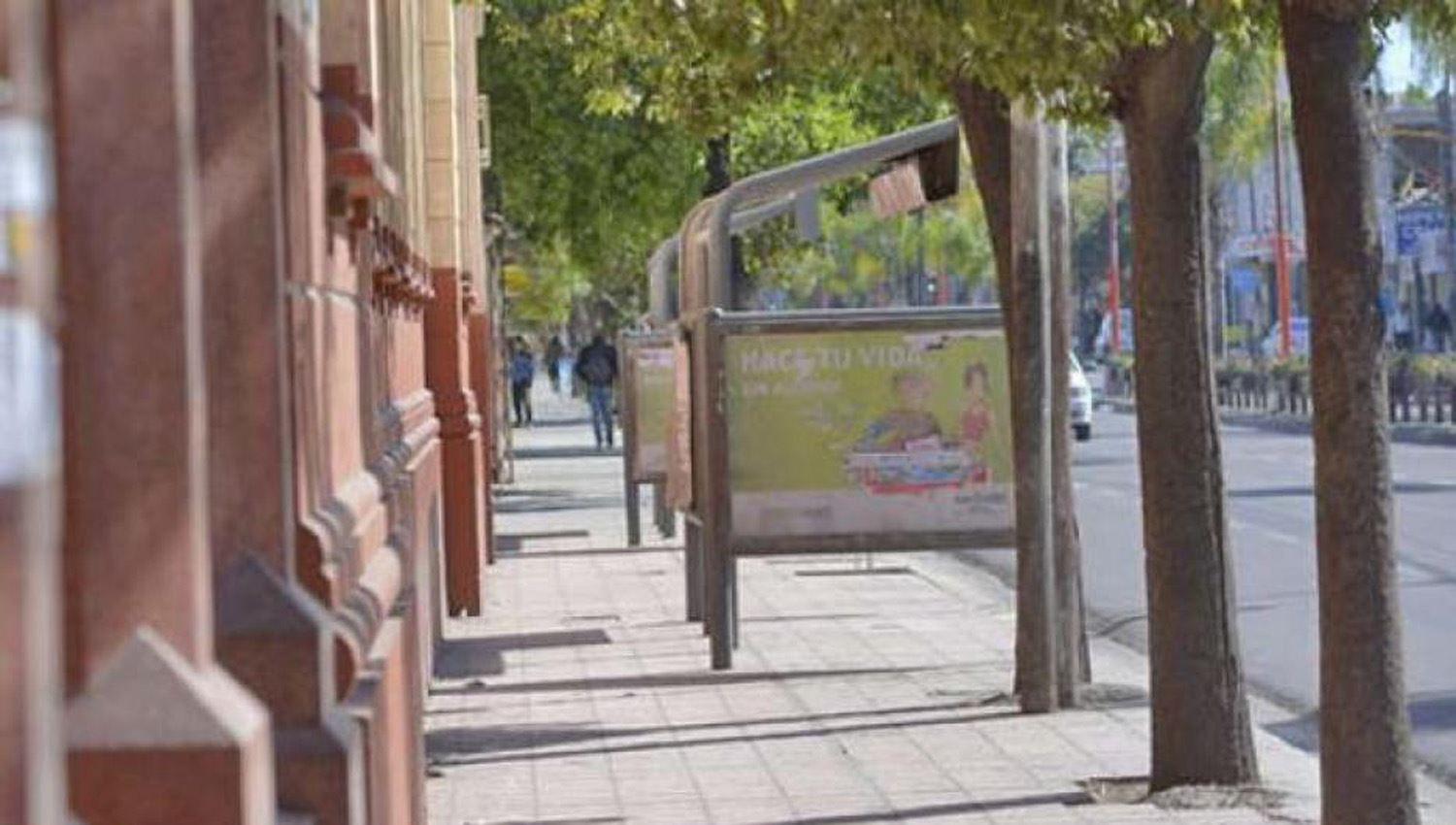 Paro sorpresivo en el transporte puacuteblico de Santiago