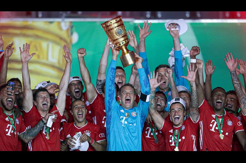 El Bayern Muacutenich se consagroacute bicampeoacuten de la Copa de Alemania