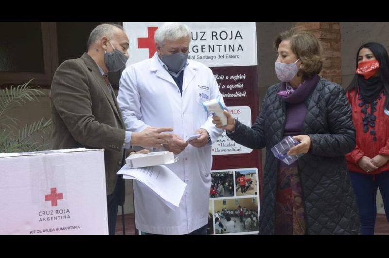 La Cruz Roja donoacute termoacutemetros infrarrojos a la provincia para apoyar la accioacuten contra el Covid-19