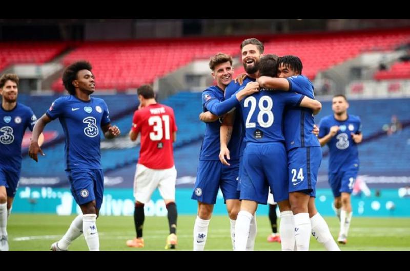 Chelsea eliminoacute al Manchester United y enfrentaraacute al Arsenal en la final de la FA Cup