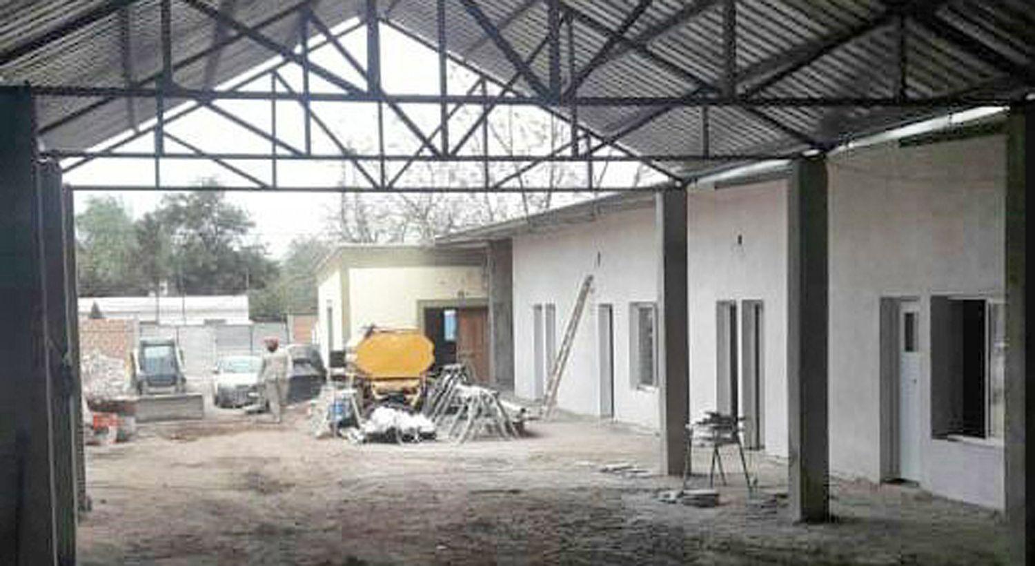 Una importante obra edilicia se ejecuta en la escuela Ndeg 1 de Villa La Punta