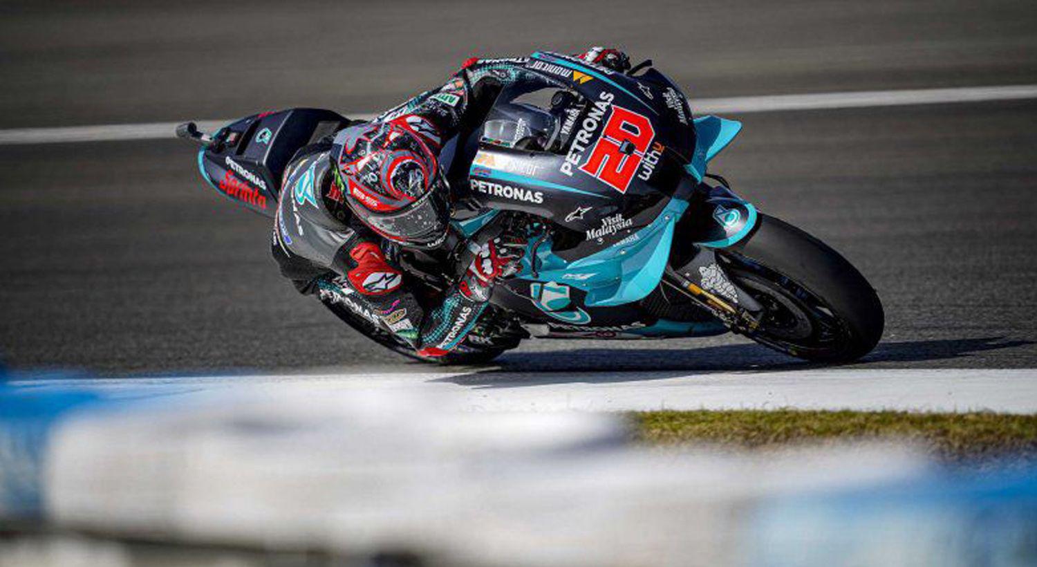 El franceacutes Fabio Quartararo se quedoacute con la pole del MotoGP en Andaluciacutea