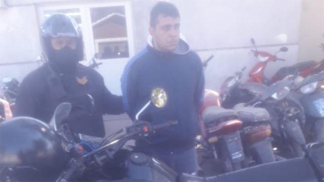 La policiacutea atrapoacute a un conocido delincuente con pedido de detencioacuten