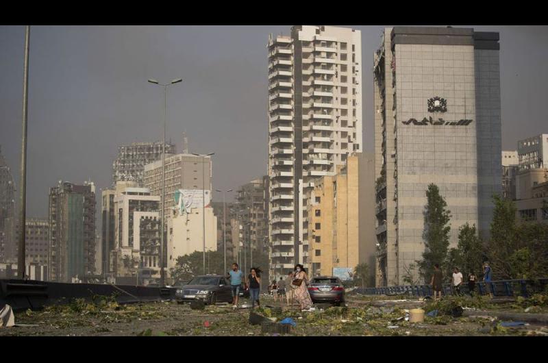 Asiacute luce la ciudad de Beirut despueacutes de la explosioacuten