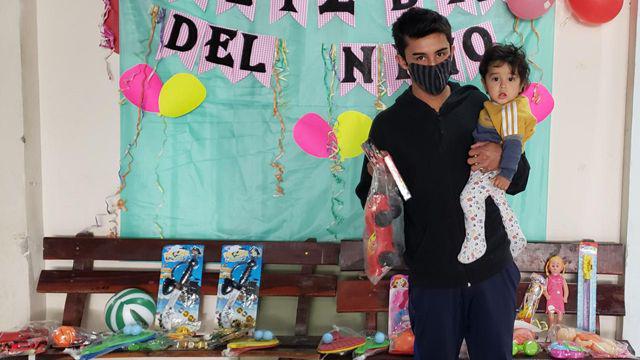 Los chicos de Clodomira celebraron su diacutea desde sus hogares