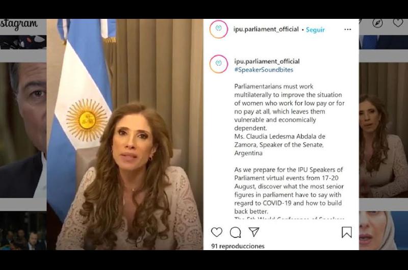 La Dra Zamora representa a nuestro paiacutes en la 13ordf Cumbre de Mujeres Presidentas de Parlamento